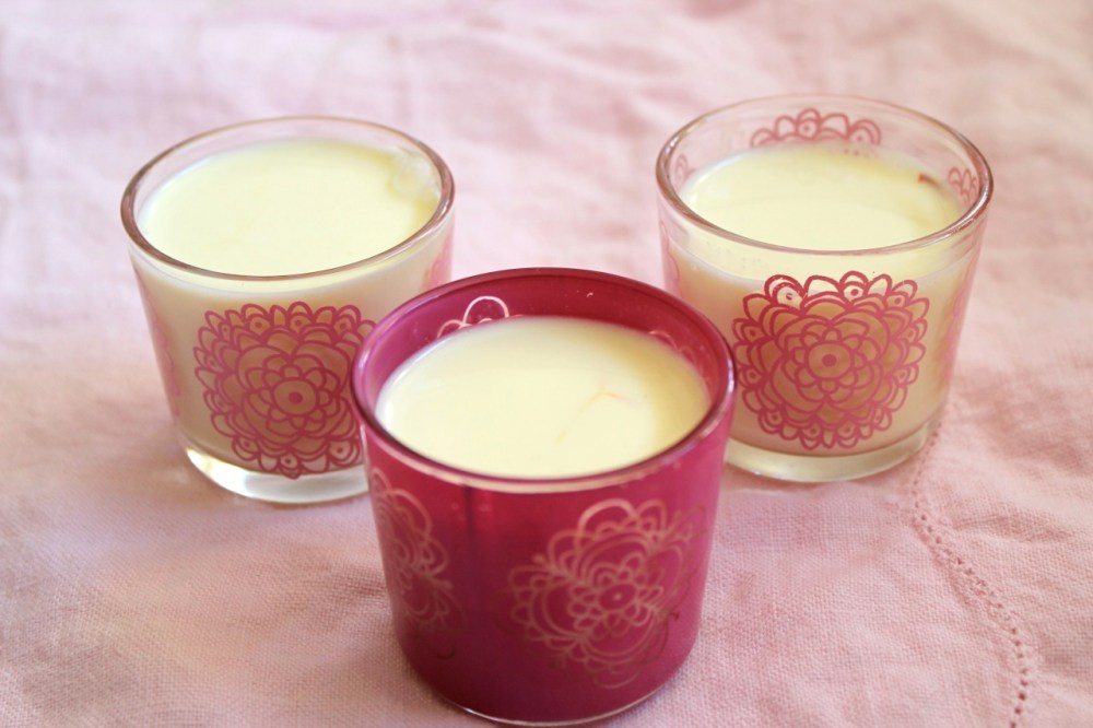 panna cotta saffron rose