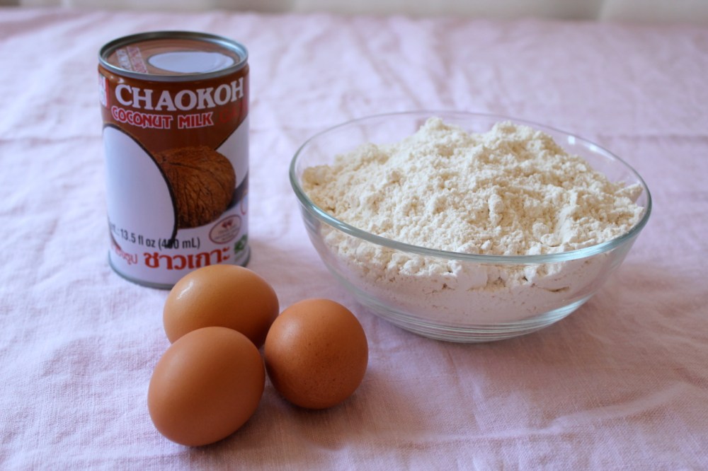 Coconut cake ingredients