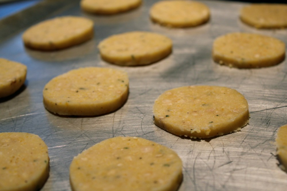 rosemary lemon cookie unbaked