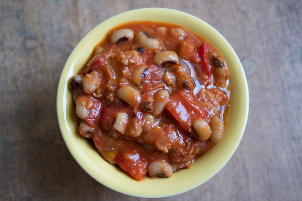 Smoky Black-eyed peas