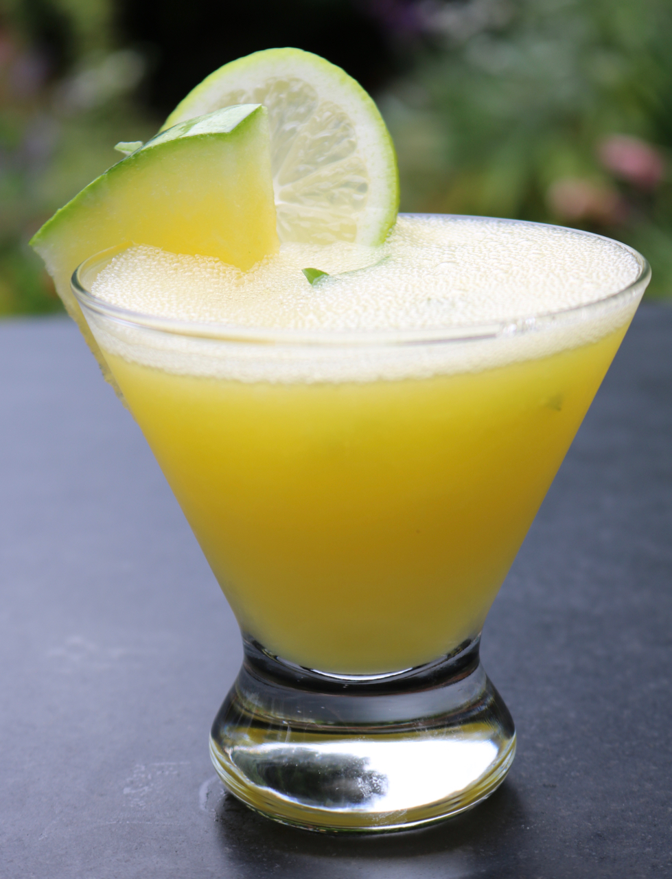 Yellow Watermelon Rum Slushie